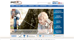 Desktop Screenshot of paytonpr.com